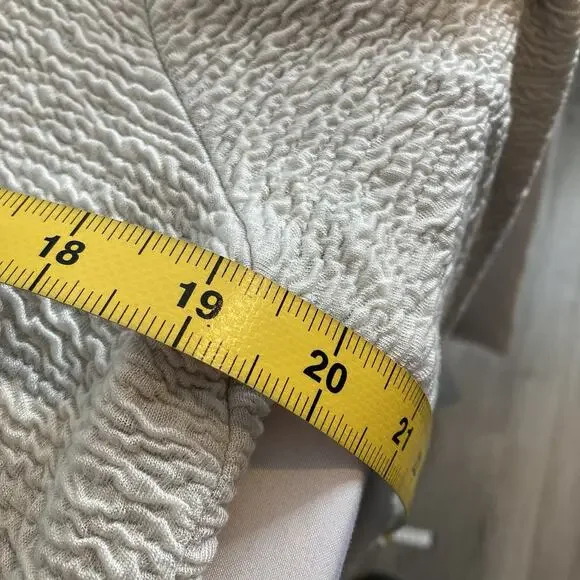 Eileen Fisher Women's Ivory Organic Linen Unstructured Blazer Size XS Oversized - Picture 4 of 12